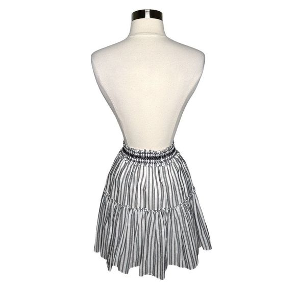 Broome Street x Kate Spade New York Striped Ruffle Mini Skirt - Size Small - Picture 4 of 5